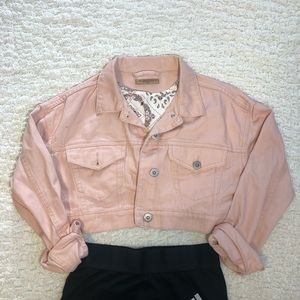 WINDSOR CROPPED DENIM JACKET -M